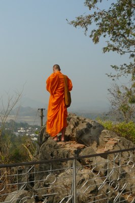 monk on rock.JPG